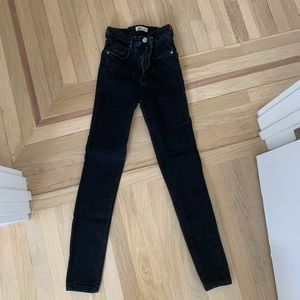 Black Zara super skinny Stretch Jeans